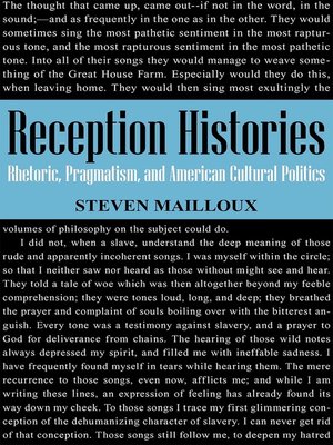cover image of Reception Histories